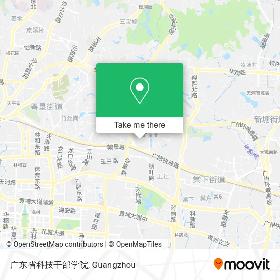 广东省科技干部学院 map