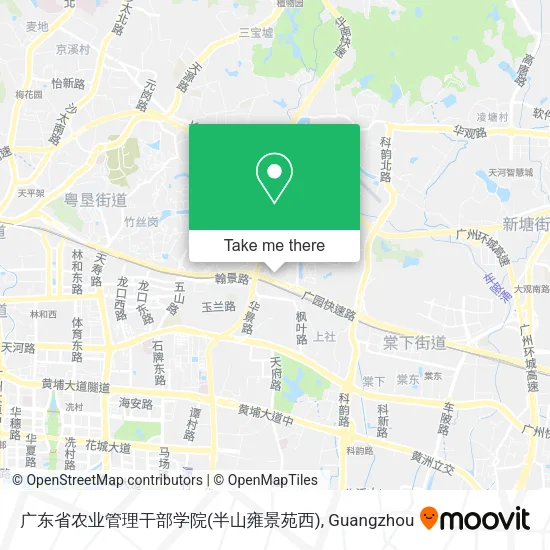 广东省农业管理干部学院(半山雍景苑西) map