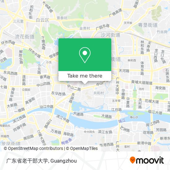 广东省老干部大学 map