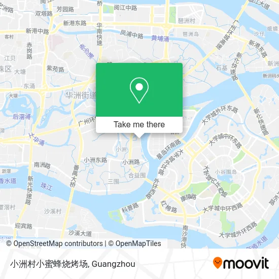 小洲村小蜜蜂烧烤场 map