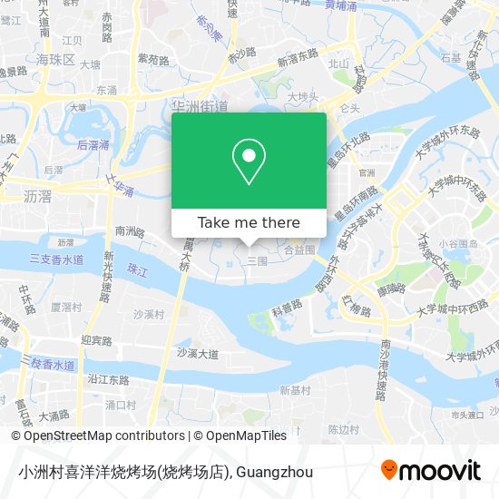 小洲村喜洋洋烧烤场(烧烤场店) map