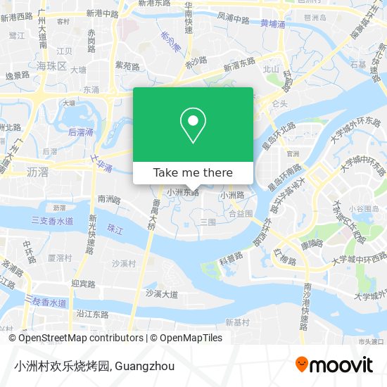 小洲村欢乐烧烤园 map