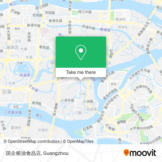 国企粮油食品店 map