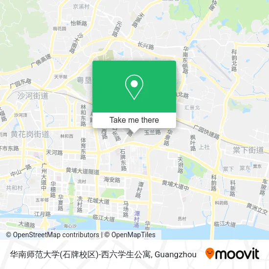 华南师范大学(石牌校区)-西六学生公寓 map
