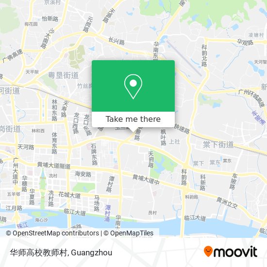华师高校教师村 map