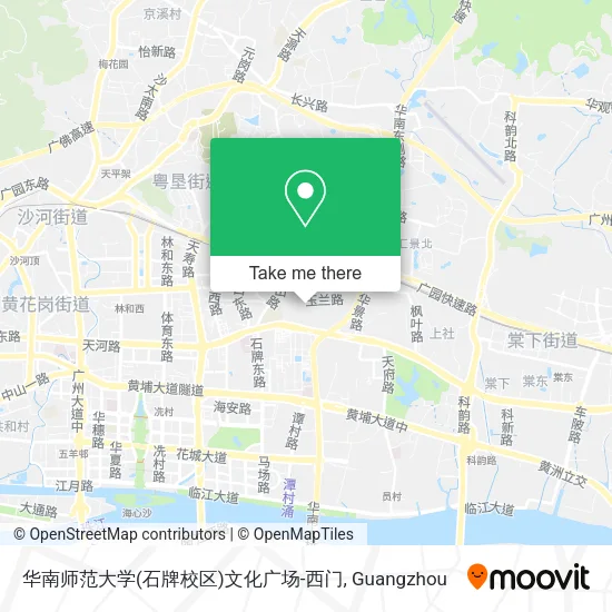 华南师范大学(石牌校区)文化广场-西门 map