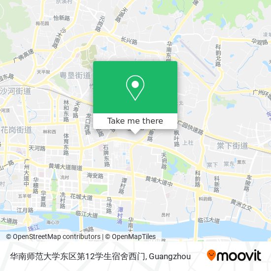 华南师范大学东区第12学生宿舍西门 map