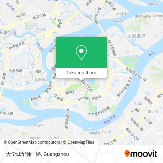 大学城华师一路 map