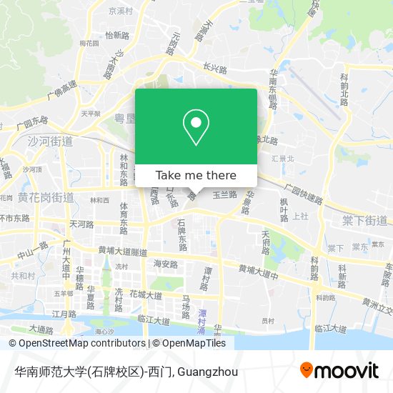 华南师范大学(石牌校区)-西门 map