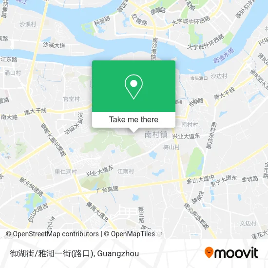 御湖街/雅湖一街(路口) map