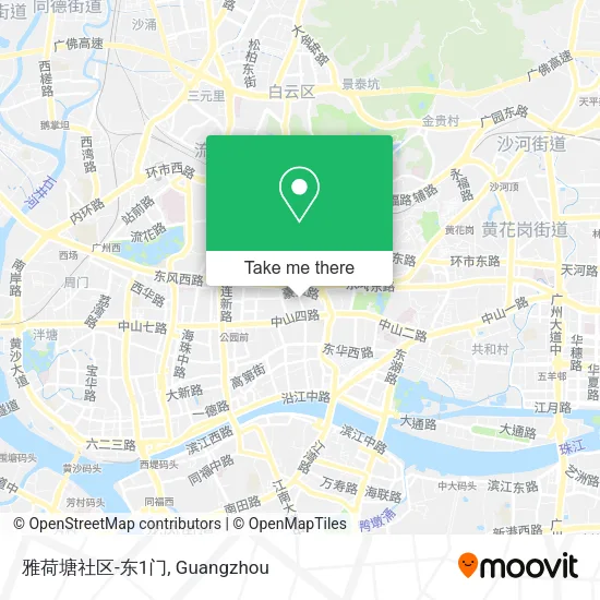雅荷塘社区-东1门 map