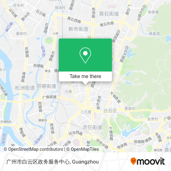广州市白云区政务服务中心 map