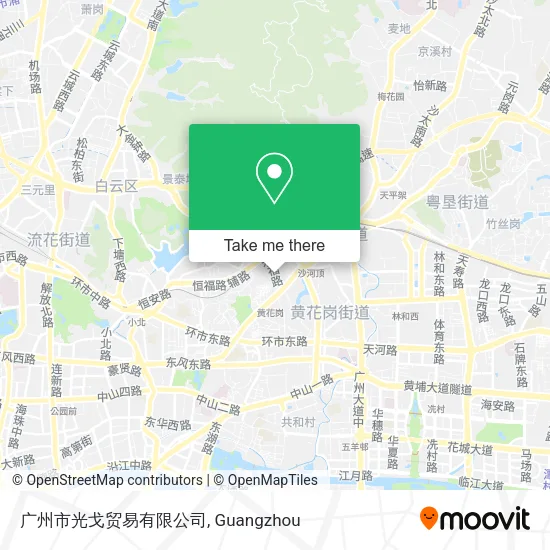 广州市光戈贸易有限公司 map