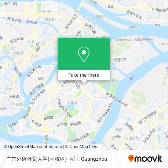广东外语外贸大学(南校区)-南门 map