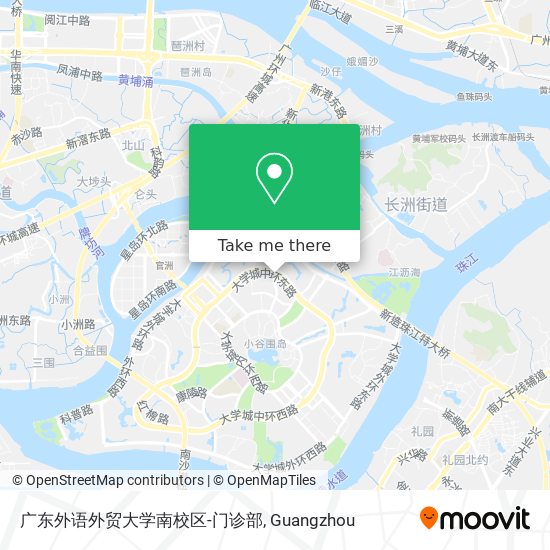 广东外语外贸大学南校区-门诊部 map