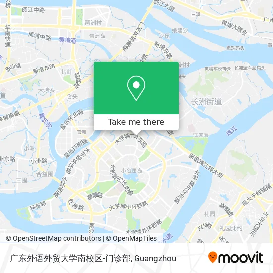 广东外语外贸大学南校区-门诊部 map