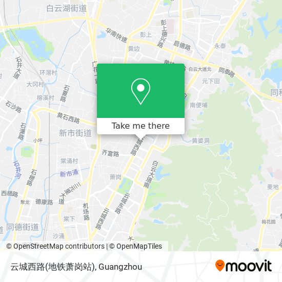 云城西路(地铁萧岗站) map