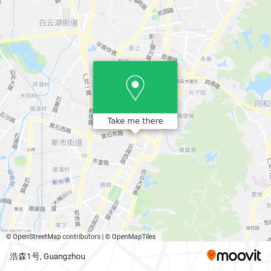 浩森1号 map