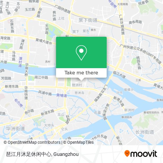 How to get to 琶江月沐足休闲中心in 琵州街道by Metro or Bus?