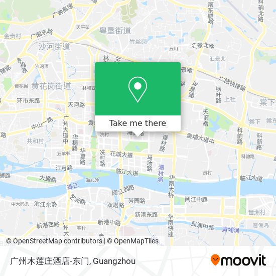 广州木莲庄酒店-东门 map