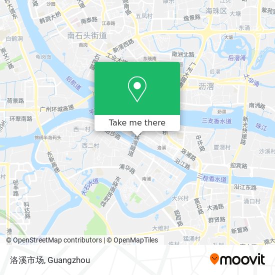 洛溪市场 map