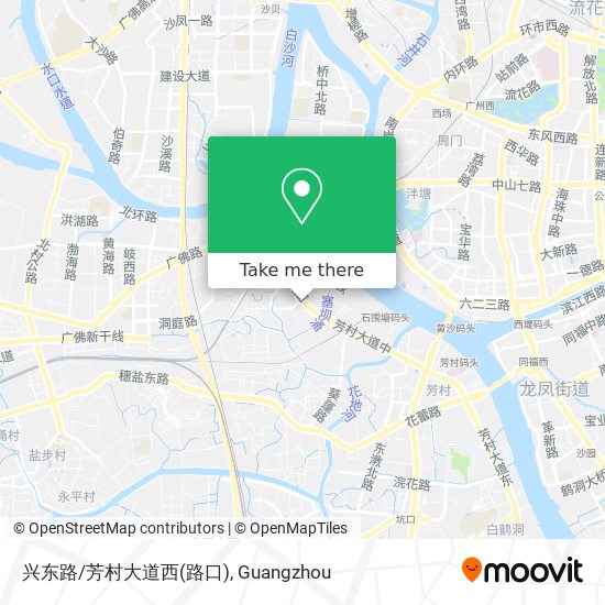 兴东路/芳村大道西(路口) map