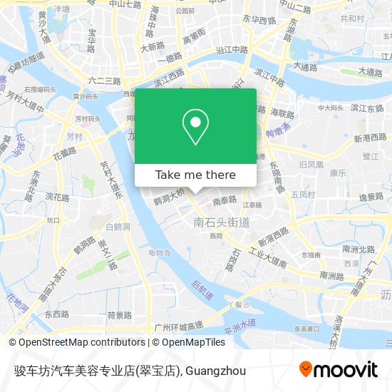 骏车坊汽车美容专业店(翠宝店) map
