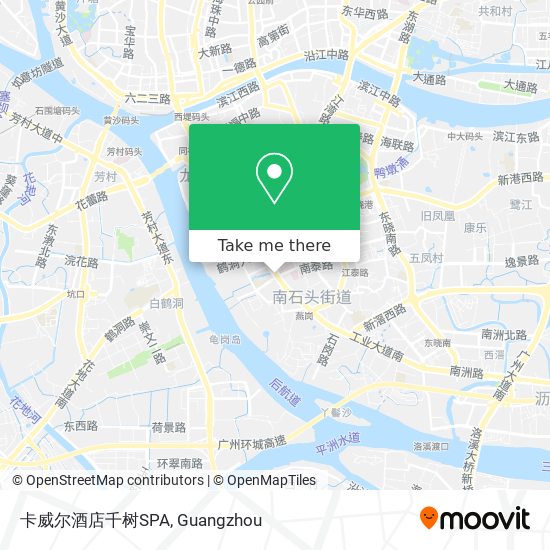卡威尔酒店千树SPA map