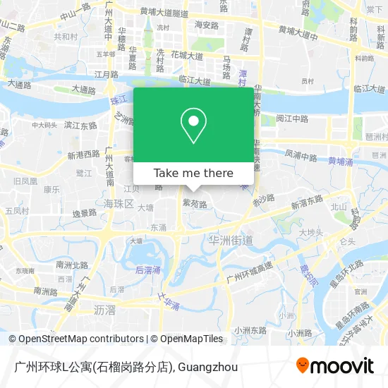 广州环球L公寓(石榴岗路分店) map