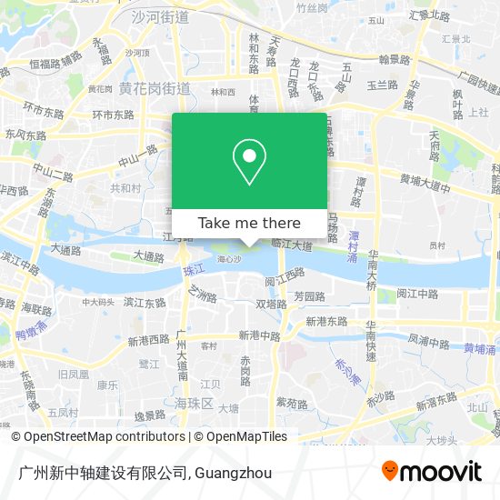 广州新中轴建设有限公司 map