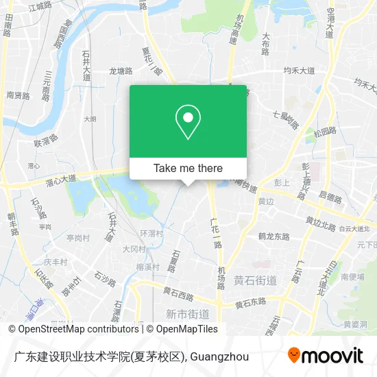 广东建设职业技术学院(夏茅校区) map