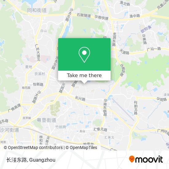 长湴东路 map