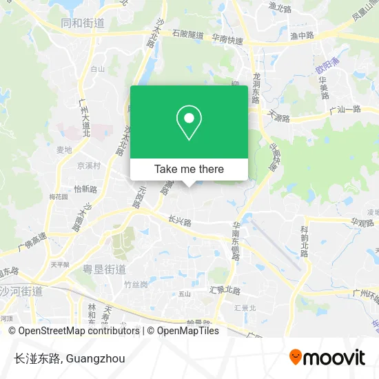 长湴东路 map