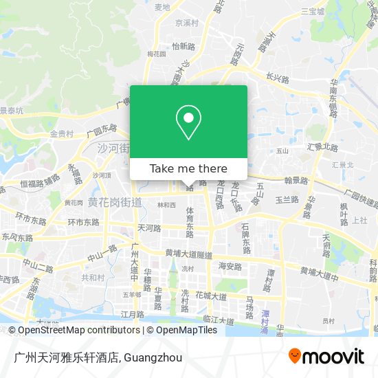 广州天河雅乐轩酒店 map