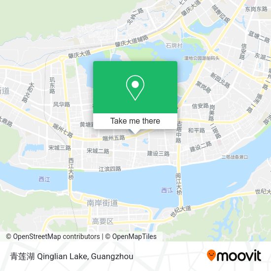青莲湖 Qinglian Lake map