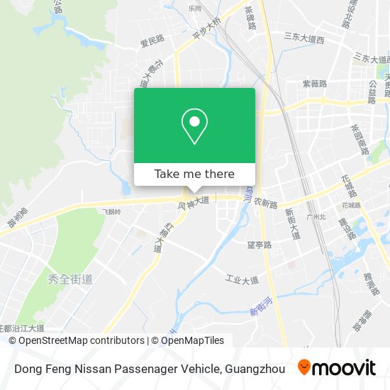 Dong Feng Nissan Passenager Vehicle map