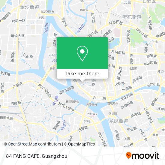 84 FANG CAFE map