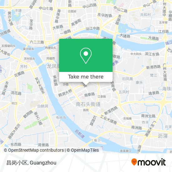 昌岗小区 map