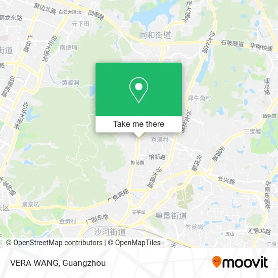 VERA WANG map