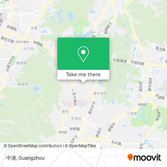 中港 map