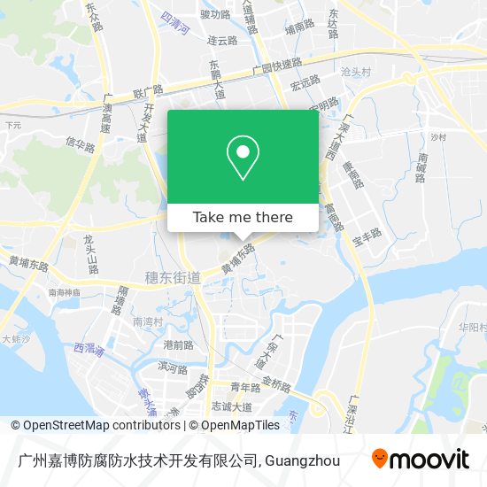 广州嘉博防腐防水技术开发有限公司 map