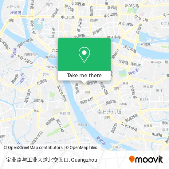 宝业路与工业大道北交叉口 map
