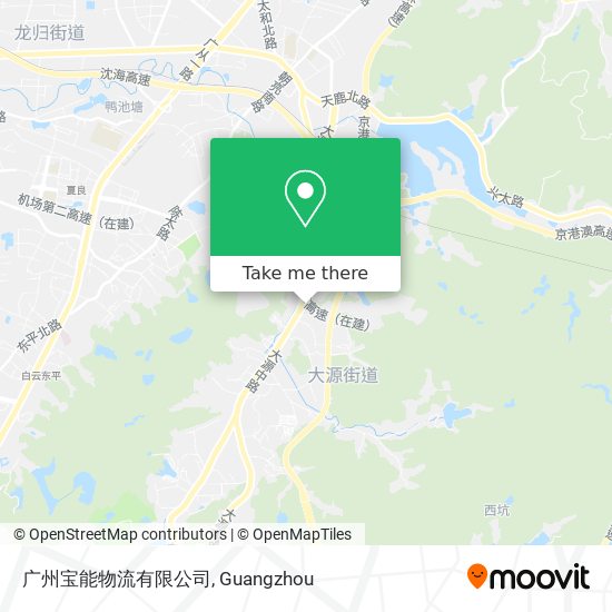 广州宝能物流有限公司 map
