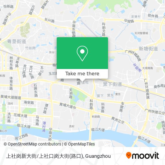 上社岗新大街/上社口岗大街(路口) map
