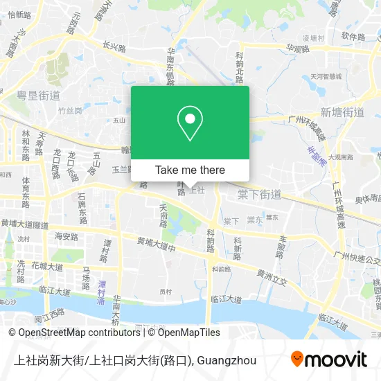 上社岗新大街/上社口岗大街(路口) map