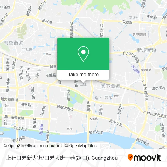 上社口岗新大街/口岗大街一巷(路口) map