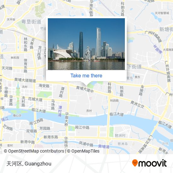 天河区 map