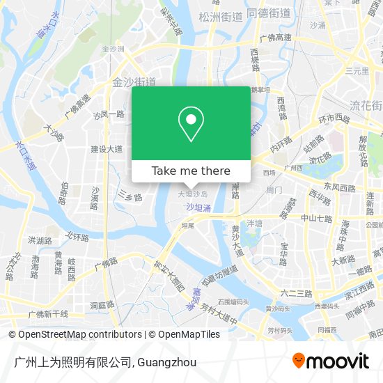 广州上为照明有限公司 map