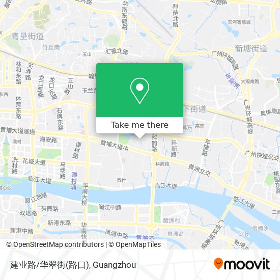 建业路/华翠街(路口) map