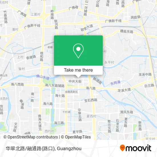 华翠北路/融通路(路口) map